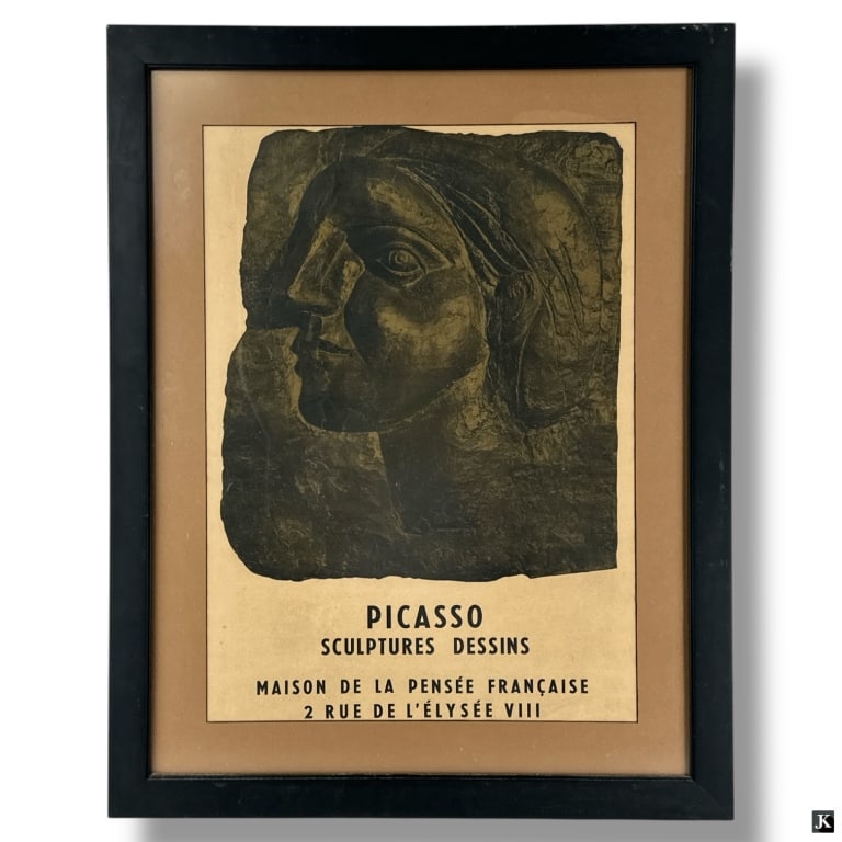 Picasso Lithographic Poster "Sculptures Dessins" (1 of 5)