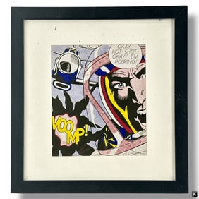 After Roy Lichtenstein Litho Okay, Hot-Shot, Okay!