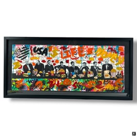 Nastya Rovenskaya Mixed Media - The Last Meal