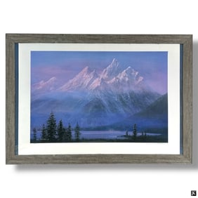 Peter Ellenshaw LE Lithograph "Teton Twilight"