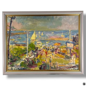 Joseph Oppenheimer Oil on Canvas Provincetown '53
