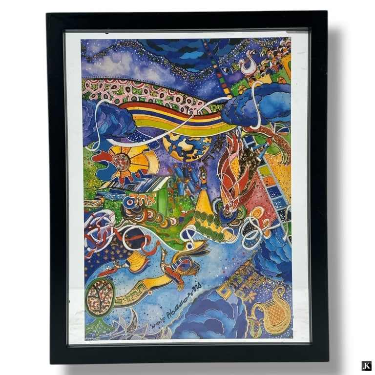 Rafael Abecassis Mixed Media "Exodus I" (1 of 5)