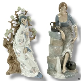 (2) Two Lladro Spain Women
