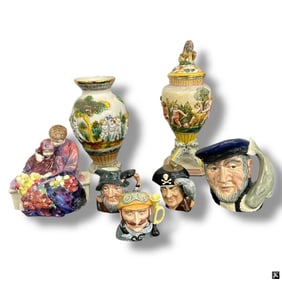 (7) Seven Assorted Royal Doulton & Capodimonte