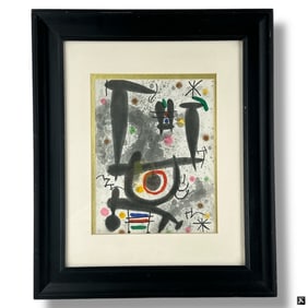 Joan Miro Litho Le Miroir de l'Homme par les Betes