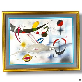 after Kandinsky Color Lithograph "Untitled"