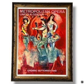 Chagall Poster "Metropolitan Opera 1966"