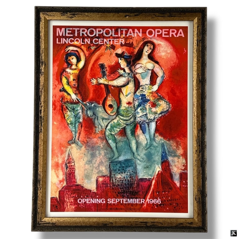 Chagall Poster "Metropolitan Opera 1966" (1 of 4)