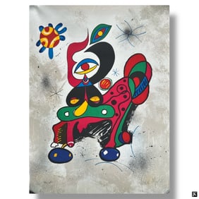 after: Joan Miro Lithograph "Trojan Horse, 1971"