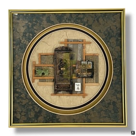 Vintage Chinese Diorama Collage