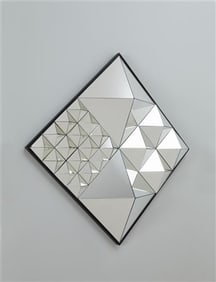 Verner Panton Danish Diamond Pyramid Mirror