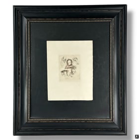 Rebrandt Heliogravure "Study of Heads of Saskia.."
