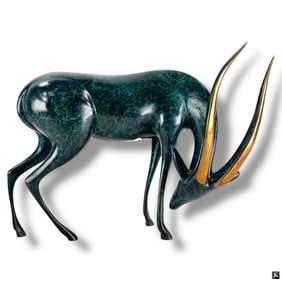 Loet Vanderveen Patinated Bronze "Gazelle"