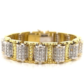 18K Yellow Gold Diamond Bracelet