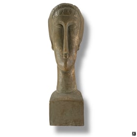 After Modigliani Terracotta Head of a Woman