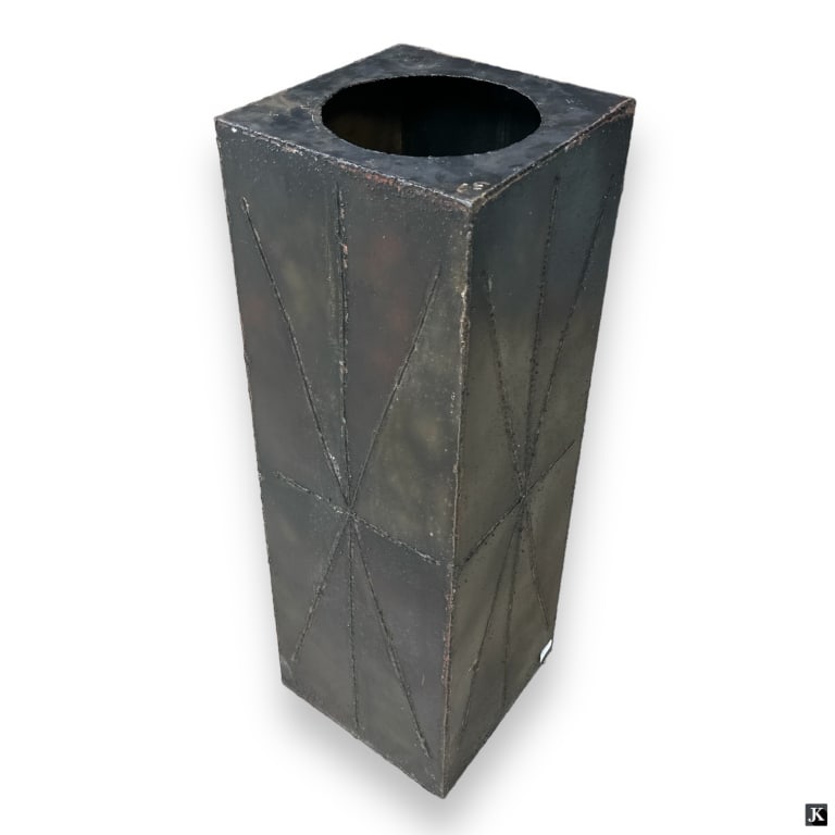 Paul Evans (USA 1931-1987) Iron Modernist Planter (1 of 4)