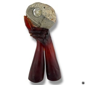 Littleton & Vogel Art Glass Sculpture "Portal"