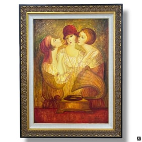 Marina Grigoryan Oil on Canvas "Three Women"