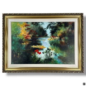 Natalie Levine Color Print "Flower Pond"