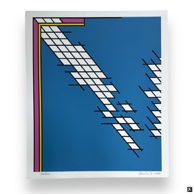 Nicholas Krushenick Screenprint, Tailgate, 1978