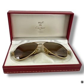 Must de Cartier Prescription Sunglasses in Box