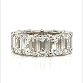 Platinum GIA Certified 16.19 Ct. Diamond Eternity
