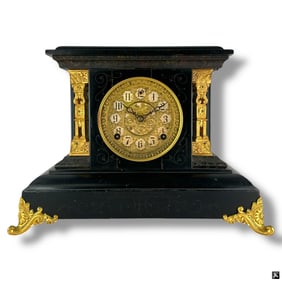 Antique L. Gilbert Mantel Clock