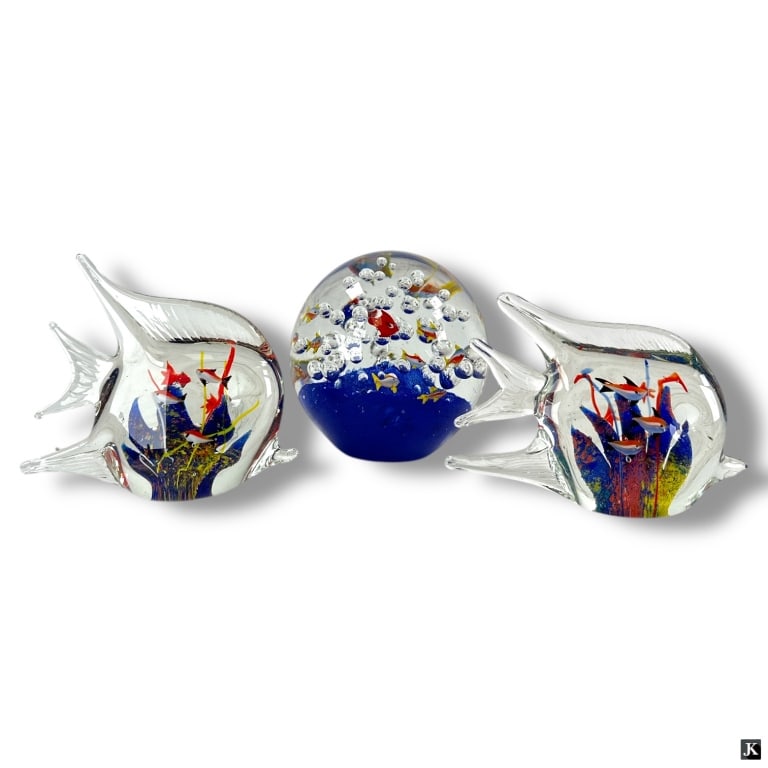 3 Murano Glass Aquariums (1 of 3)