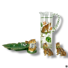 Lynn Chase Jaguar Jungle Tablewares Group