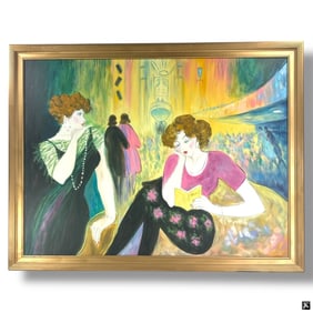 Signed Contemporary Oil/Canvas "Showtime"