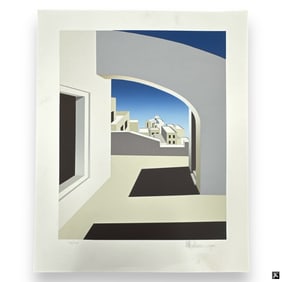 William Schlesinger Color Lithograph "Panorama"