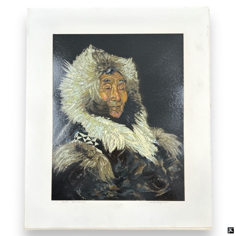 Lunda Hoyle Gill, 40 Serigraphs "Wise Kakaruk" (1 of 4)