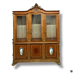 A Lovely Bronze French Style Display Cabinet