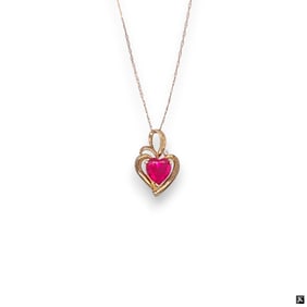 10K Gem Stone Necklace