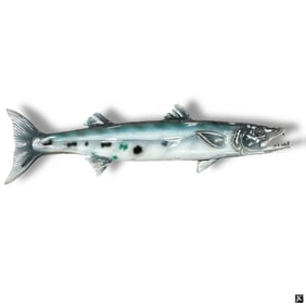 Large Decorative "FishTales" Wooden Wall Mount