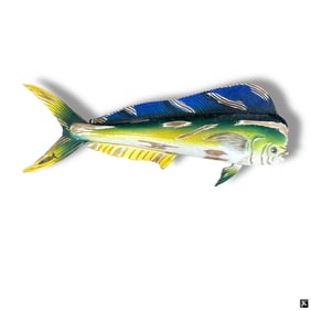 Large Decorative "FishTales" Wooden Wall Mount