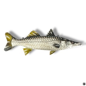 Large Decorative "FishTales" Wooden Wall Mount