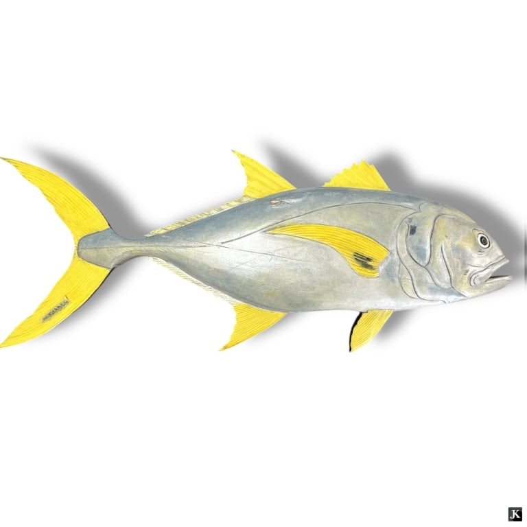 Decorative "FishTales" Wooden Wall Mount "Jack" (1 of 3)