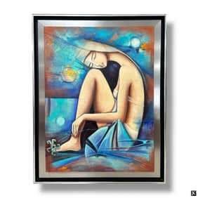 Juan Ramirez Cotrino Mixed Media "Sol y Luna"