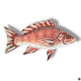 Large FishTales Wooden Wall Mount "Redfish"