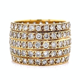 18K Yellow Gold 3.75 Ct. Diamond Ring
