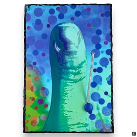 Daisy Papp (USA 20th/21st) Mixed Media Finger Nail