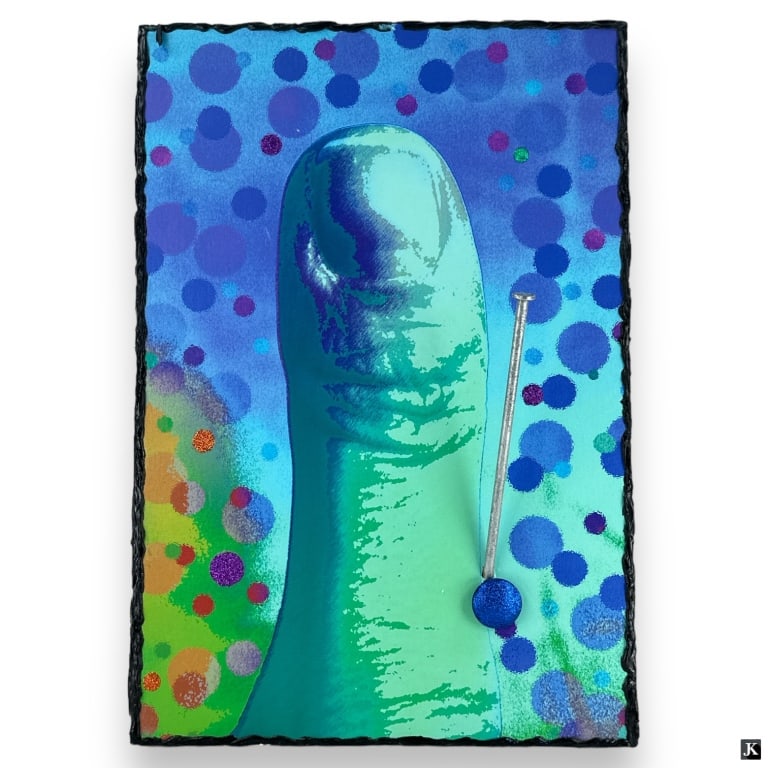 Daisy Papp (USA 20th/21st) Mixed Media Finger Nail (1 of 6)