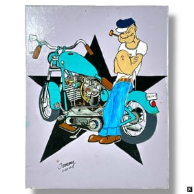 Tommy - Pop-Art Oil on Canvas "Popeye"