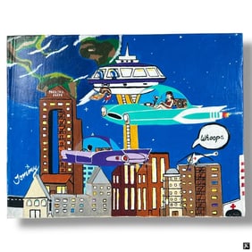 Tommy - Pop-Art Oil on Canvas "Space-Age"