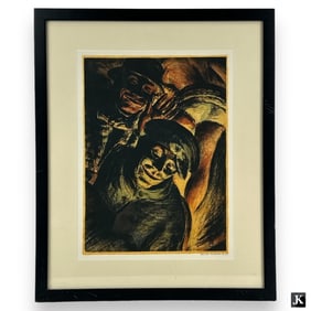 Kenneth Hartwell (USA 1891-1949) Color Lithograph