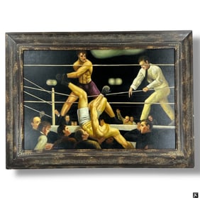 George Bellows Giclee "Dempsey and Firpo,1923"