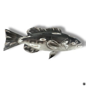 Large Decorative "FishTales" Wooden Wall Mount.