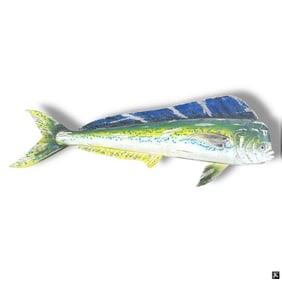 Large Decorative "FishTales" Wooden Wall Mount