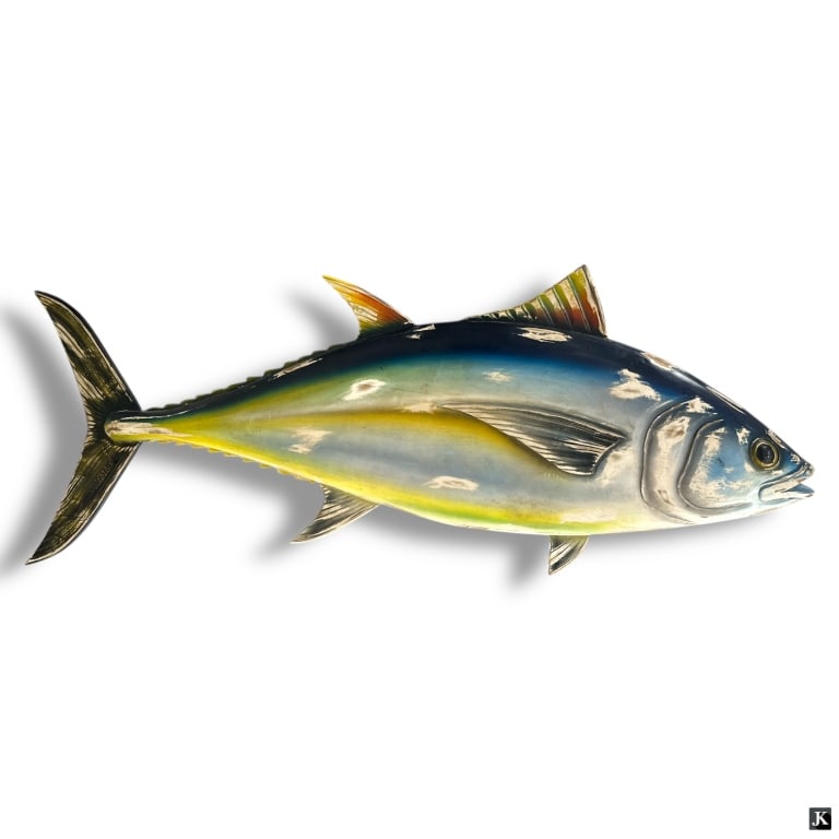 Vintage Decorative "FishTales" Wooden Wall Mount. (1 of 4)